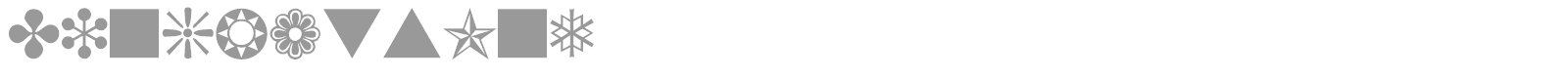 DingbatsOne font preview